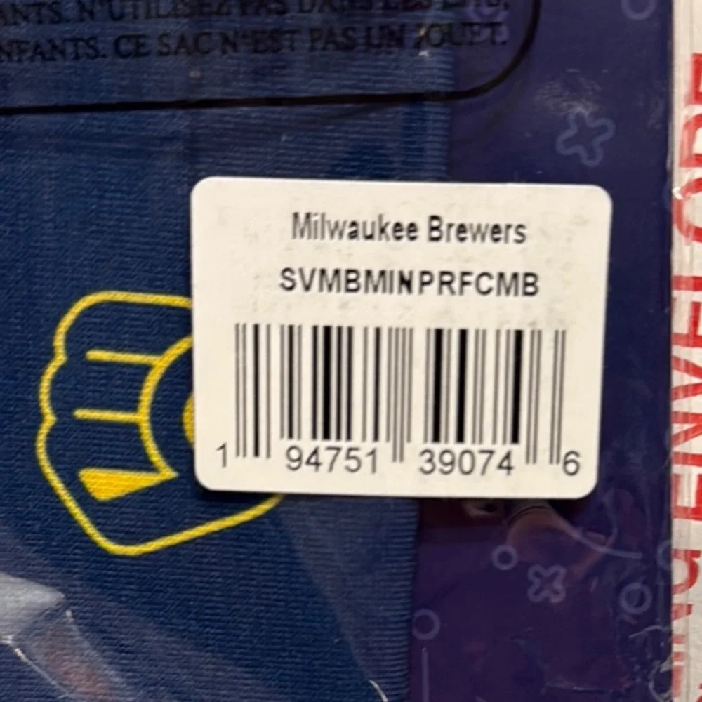 MLB Milwaukee Brewers Blue Gaiter Scarf with Logo